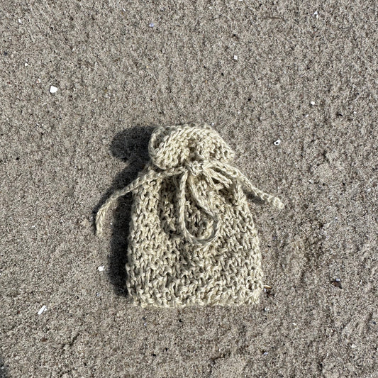 Seifenbeutel im Bio -Flachs