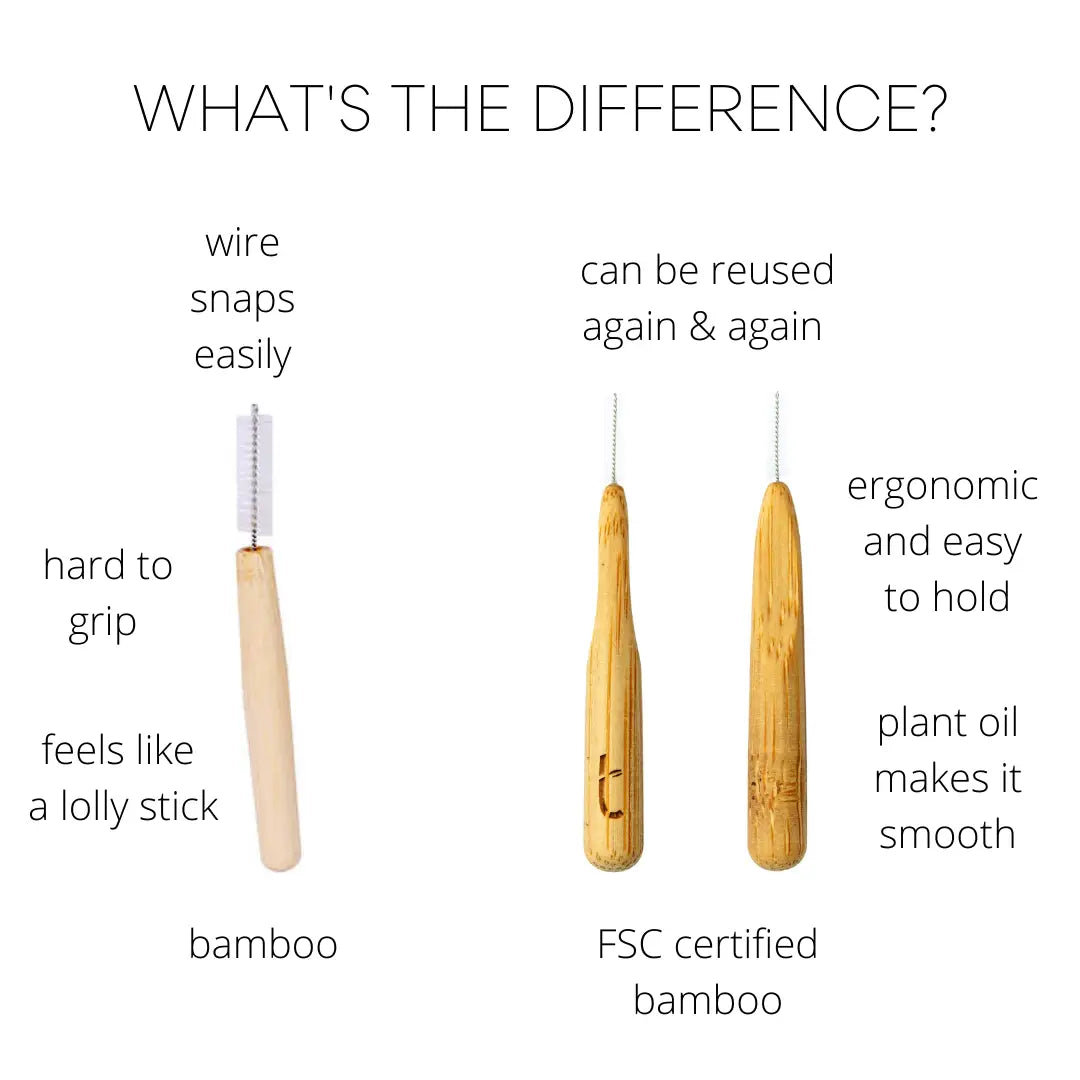 Mellemrumsbørster bambus