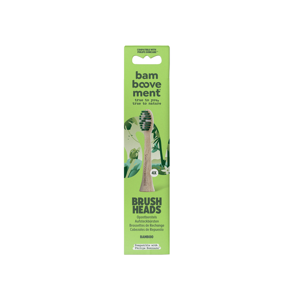 NYHED Bambus Tandbørstehoveder 4 stk. – Philips Sonicare®