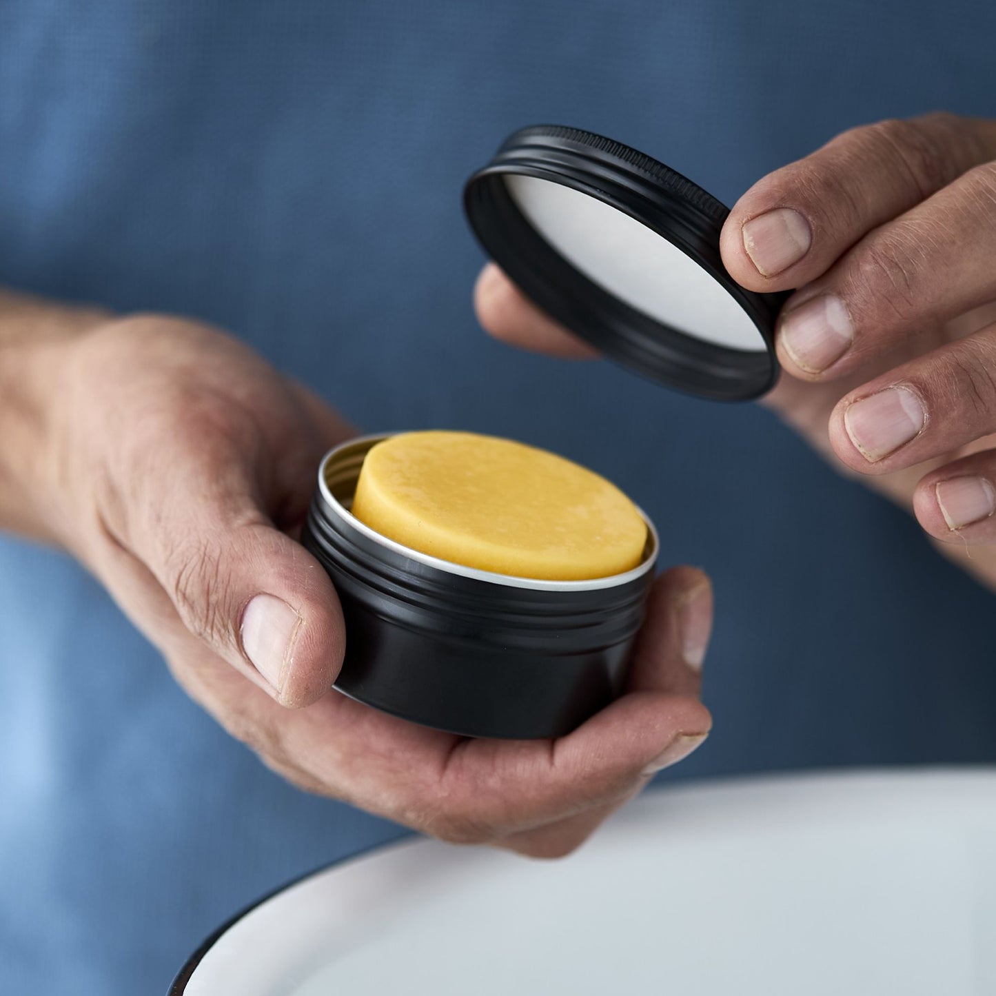 Aluminium hink - guld