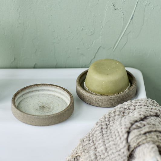 Keramik Sæbeskål – Mørk