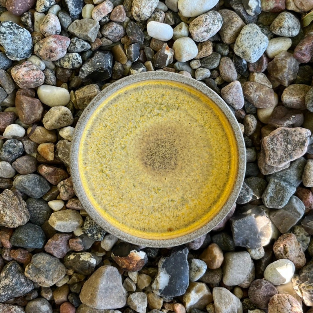 Klassisk sæbeskål gul