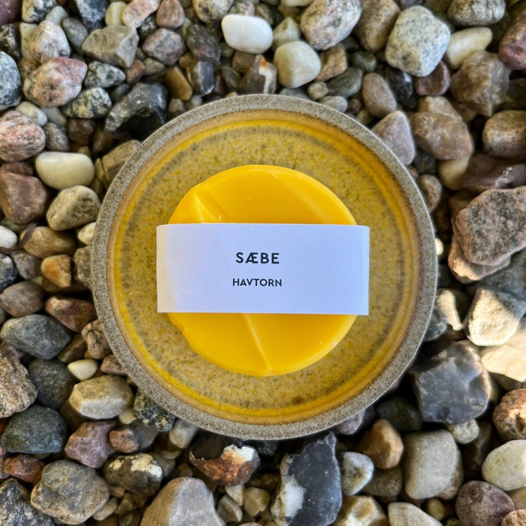 Klassisk sæbeskål gul